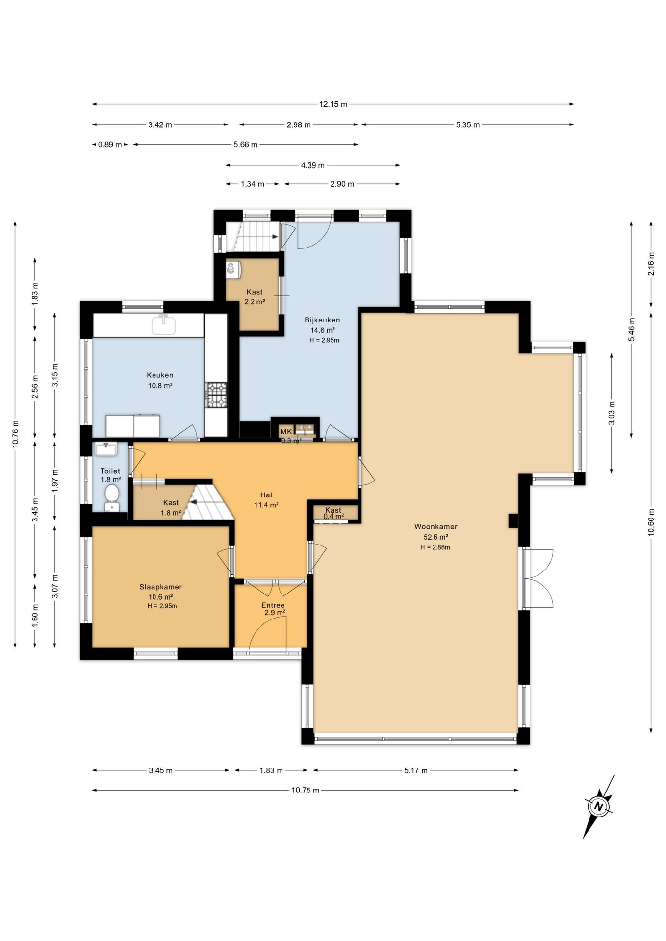 Plattegrond Begane grond